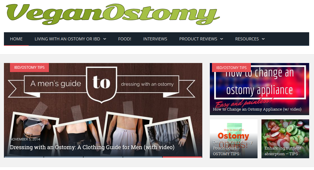 Vegan Ostomy Blog Banner