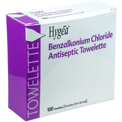 PDI Hygea BZK Antiseptic Towelettes