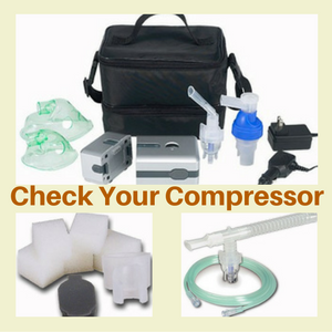 Check your DeVilbiss Traveler - Portable Compressor/Nebulizer System to get ready for allergy season