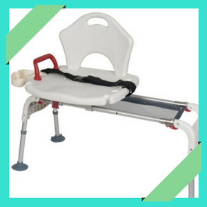 Drive Medical Universal Sliding Transfer Bench with Folding Legs