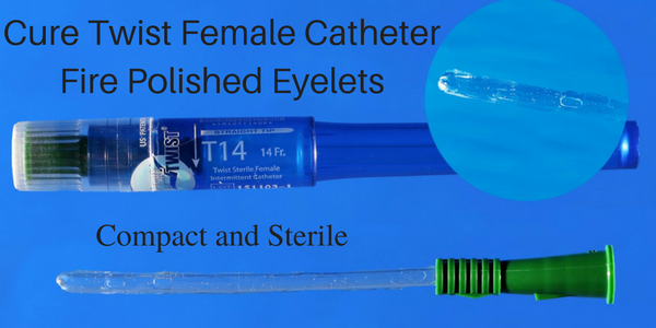 Cure Medical Twist Female Compact Catheter