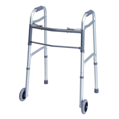 Lumex Adult Walker Dual Release With Wheels