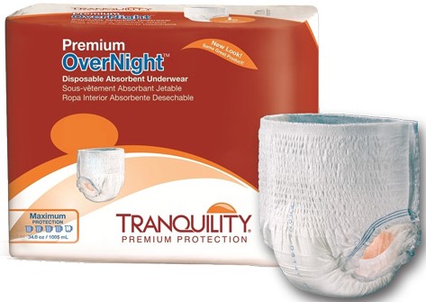 Tranquility Premium Overnight - Adult Protective Underwear