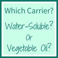 Magic Bullet Suppository Carrier Water Soluble or Vegetable Oil