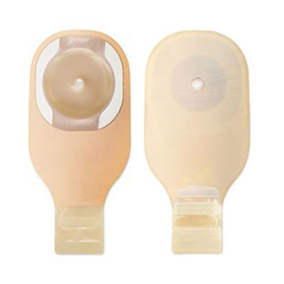 Picture of Hollister Premier - 12" 1-Piece Drainable Ostomy Bag Lock n Roll (Flat CeraPlus/No Filter/Cut to Fit)
