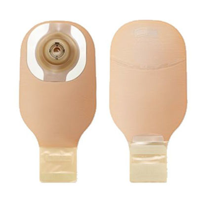 Picture of Hollister Premier - 12" 1-Piece Drainable Ostomy Bag w/ Lock n Roll and Filter (Convex CeraPlus-Cut to Fit)