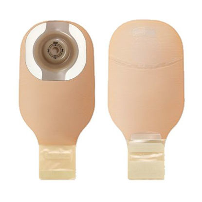 Picture of Hollister Premier - 12" 1-Piece Drainable Ostomy Bag w/ Lock n Roll and Filter (Convex CeraPlus-Pre-Cut)