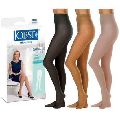 Picture of Jobst UltraSheer - Women's Pantyhose 8-15mmHg Compression Support Stockings