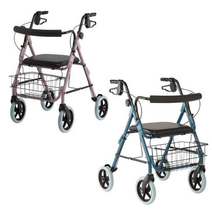 Picture of Medline Guardian - 8" Wheel Deluxe Rollator