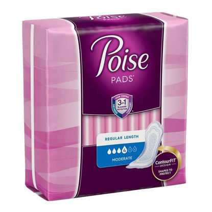 Picture of Poise - Moderate Absorbency Incontinence Pads