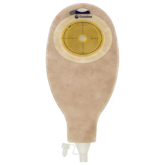 Picture of Coloplast SenSura - Flat 1-Piece Ostomy Bag (Cut to Fit - Maxi with Soft-Outlet)