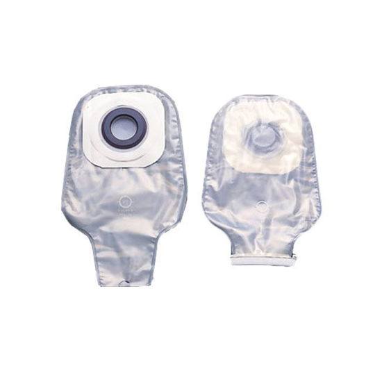 Picture of Hollister Karaya 5 - 12" 1-Piece Drainable Ostomy Bag (Quiet Transparent - Pre-cut)