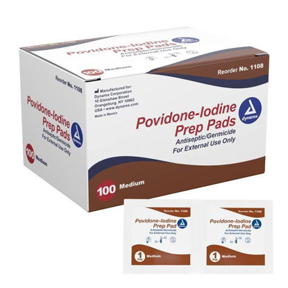 Picture of Dynarex - Povidone-Iodine Prep Pads