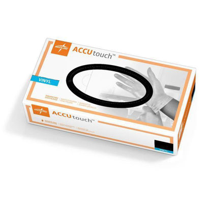 Picture of Medline Accutouch Synthetic Vinyl Exam Gloves