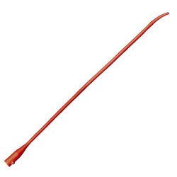 Picture of Bard Tiemann - 16" Red Rubber Coude Catheter