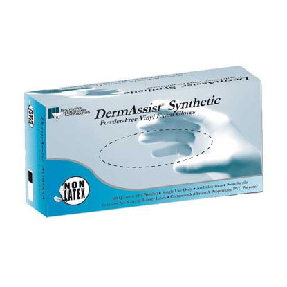 Picture of DermAssist Synthetic Vinyl Exam Gloves