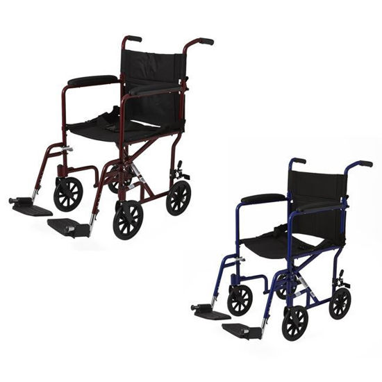 Picture of Medline - Aluminum Transport Chair (8" Wheels)